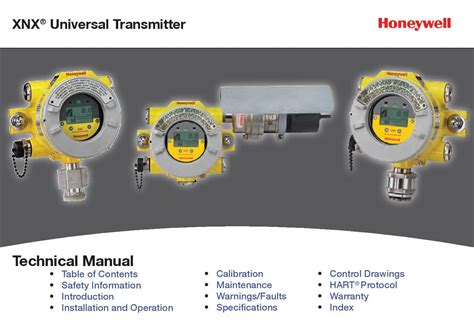 xnx transmitter honeywell manual|Honeywell XNX Universal Transmitter : Technical Manual